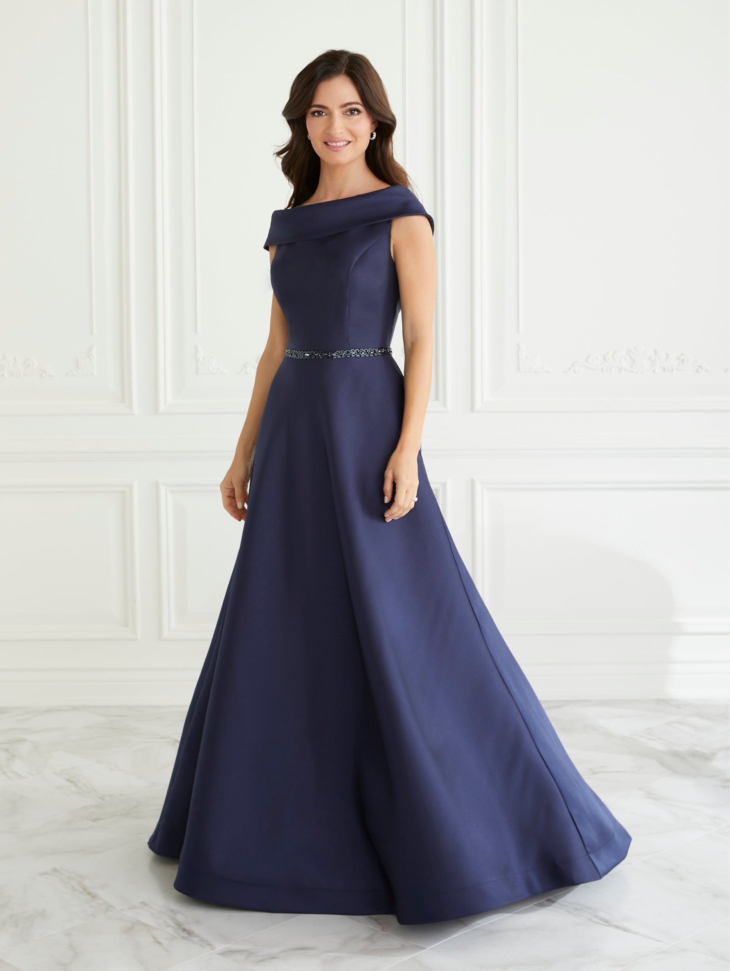 Mikado A-Line Gown
