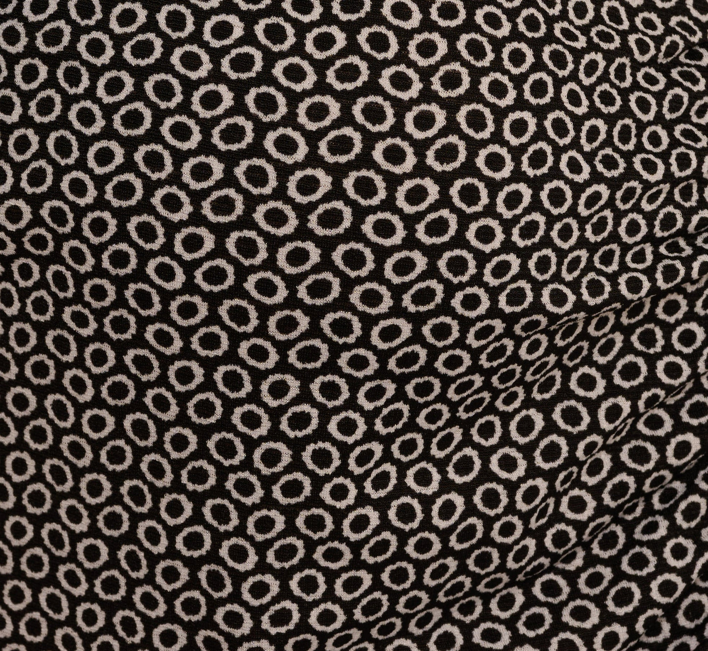 Flutter Sleeve Ruched Front Printed Top In Black Cloud Carnation