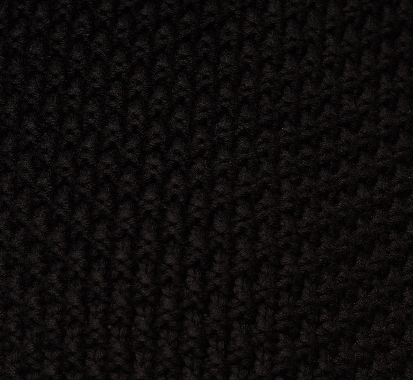 Short Sleeve Textured Cardigan Sweater In Black