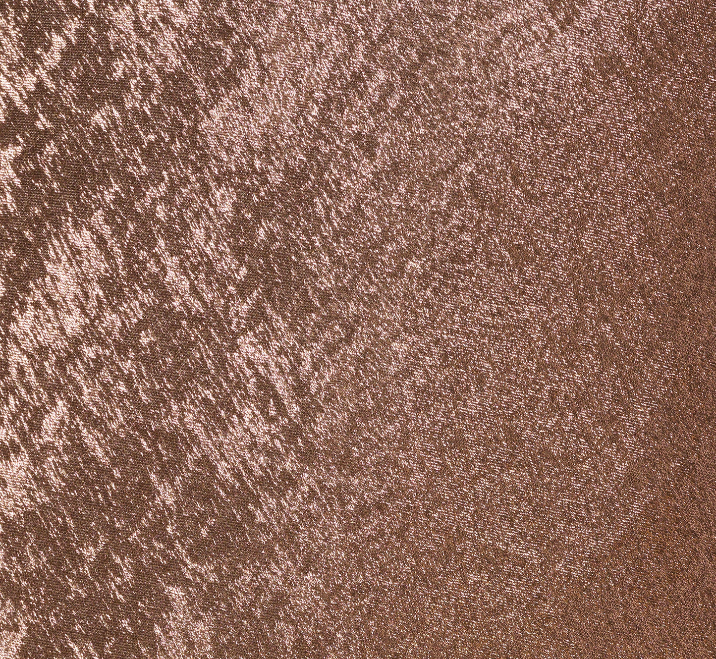 Foiled Mermaid Gown With Halter Neckline In Mocha