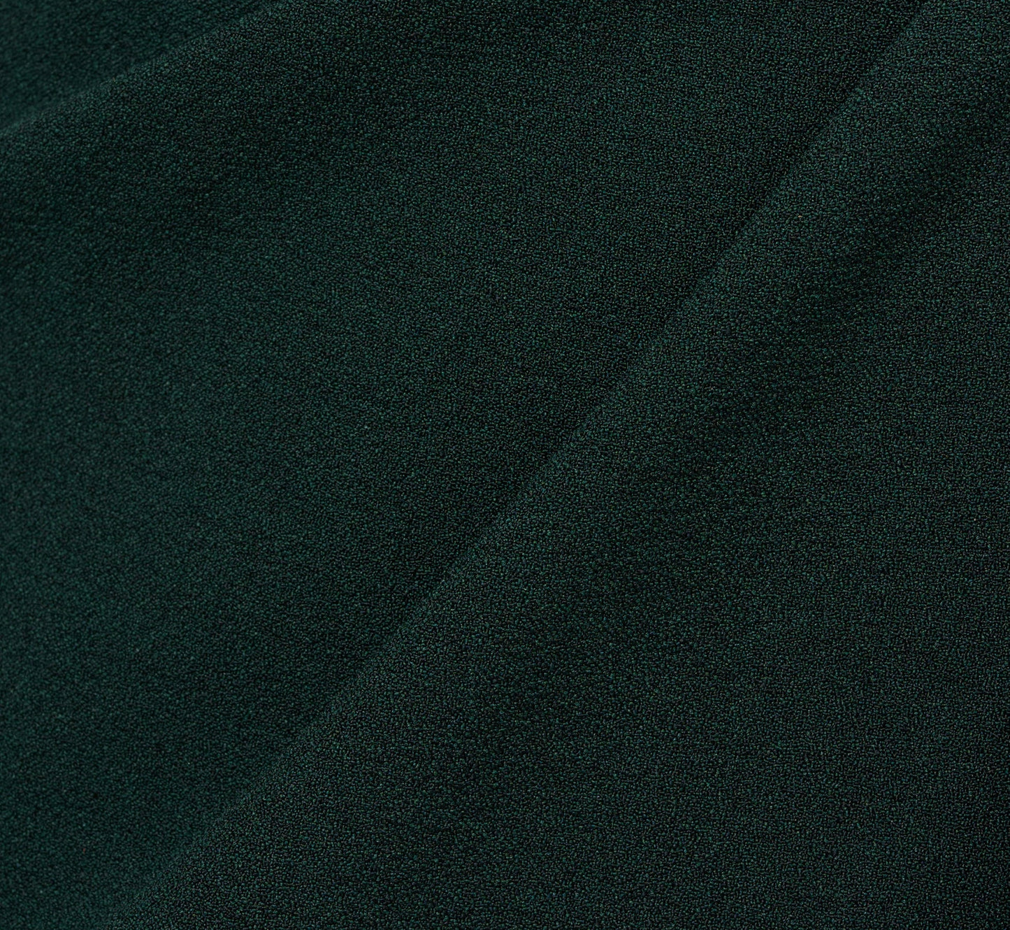 Flutter Sleeve Faux Wrap Jumpsuit In Dark Green