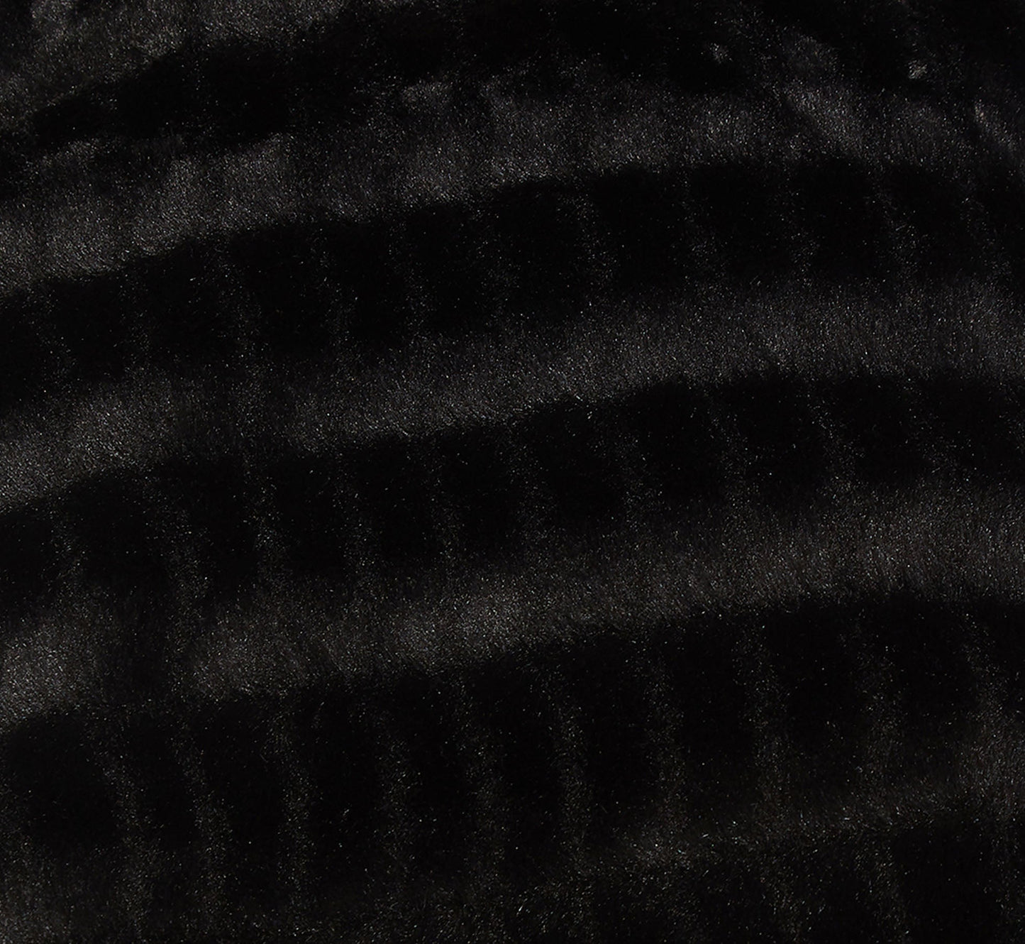 Faux Fur Cape In Black