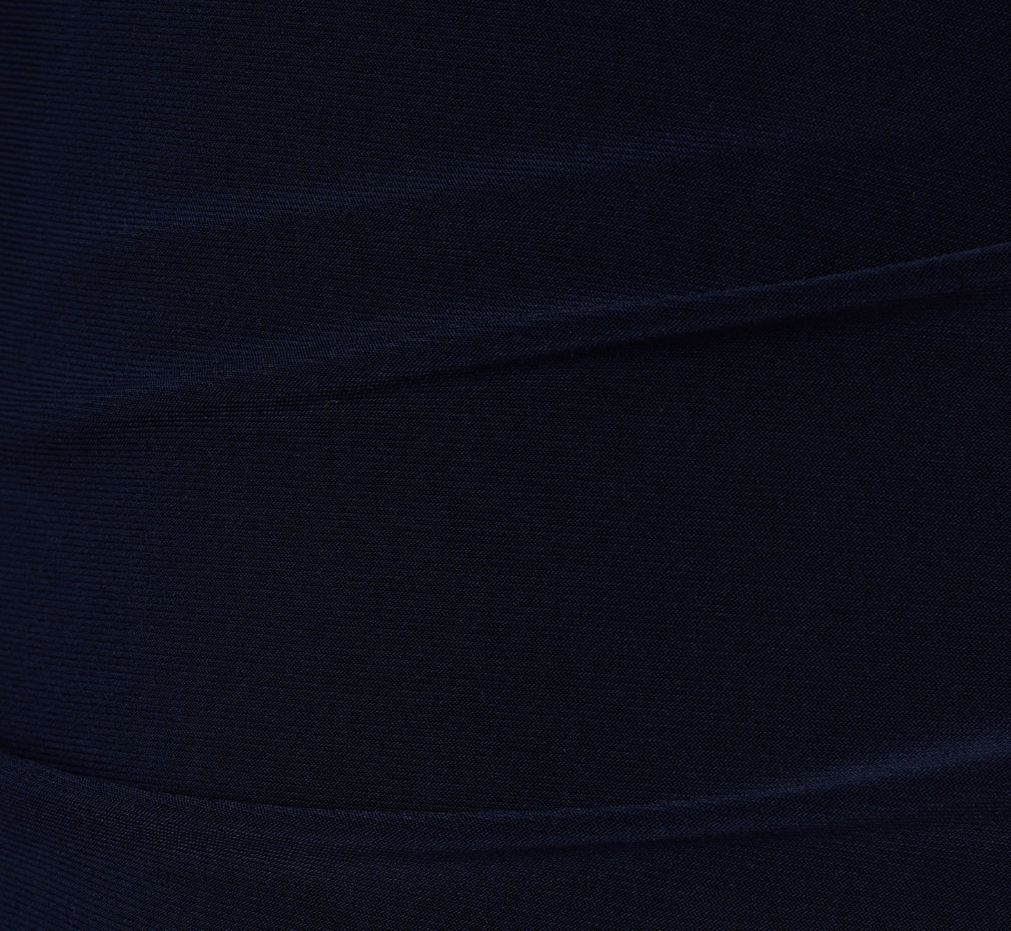 Tuxedo Mermaid Gown With Long Sleeves In Midnight