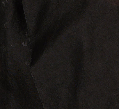 Organza Wrap Jacket With Short Sleeves In Black