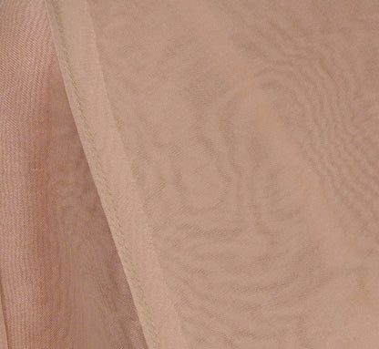 Organza Wrap Jacket With Short Sleeves In Champagne