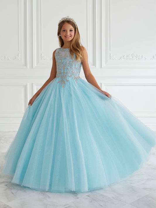 Lace and Tulle A-Line Gown