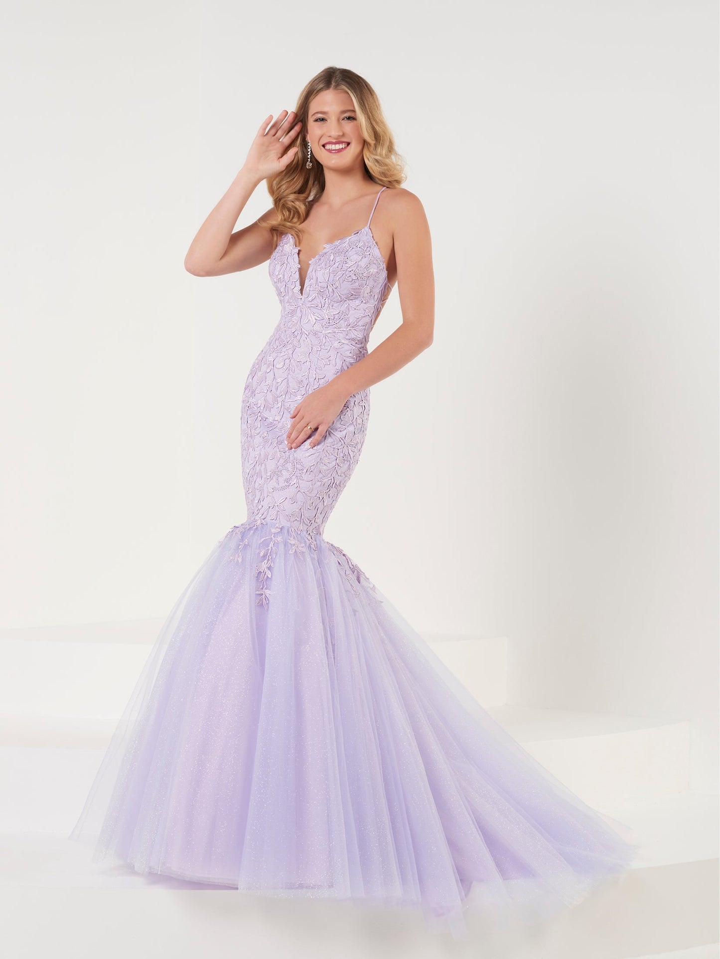 Lace and Tulle Mermaid Gown