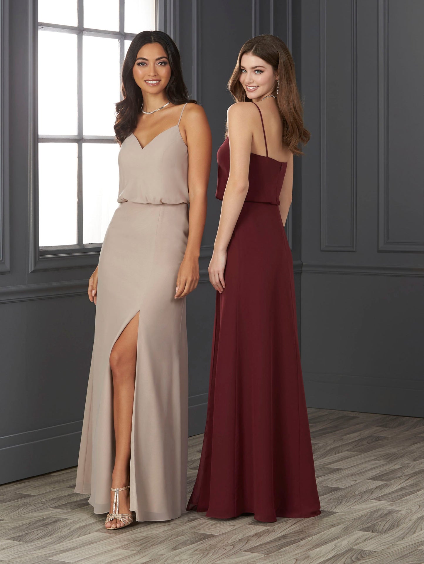 Chiffon Sweetheart Neckline A-Line Gown