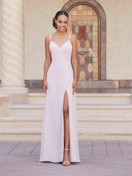 Sweetheart Neckline Chiffon Gown