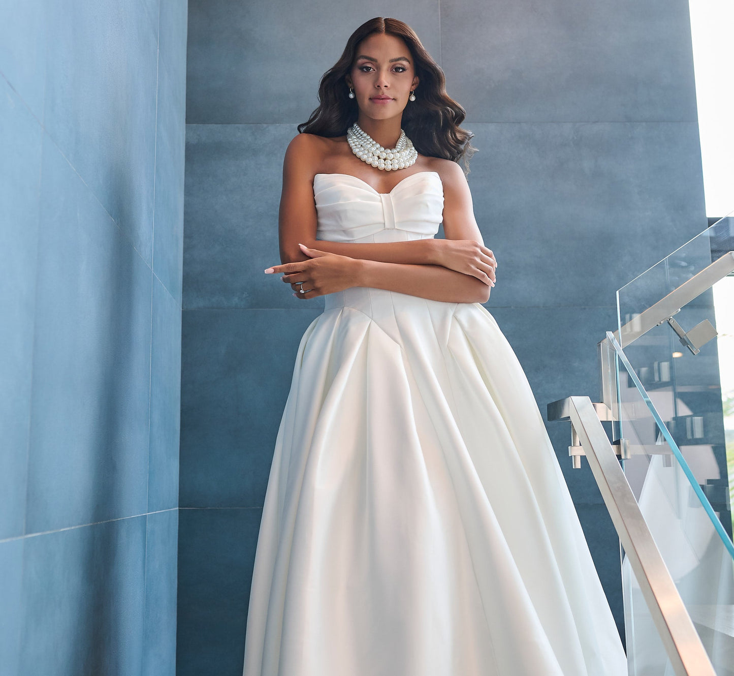 Mikado Ball Gown in Ivory