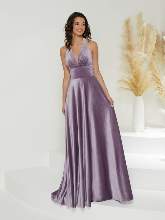 Halter A-Line Gown