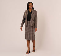 Dusty Camel Soft Houndstooth