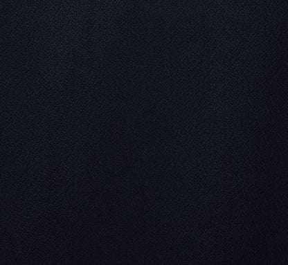 Three Quarter Sleeve Collared Twofer Sweater In Navy Ivory