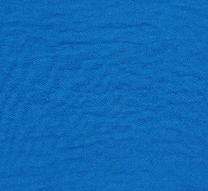 Flutter Sleeve Top With Notched Neck In Egyptian Blue