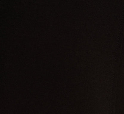 Ponte Knit Wide Leg Cargo Pant In Black