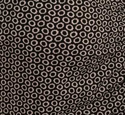 Flutter Sleeve Ruched Front Printed Top In Black Cloud Carnation