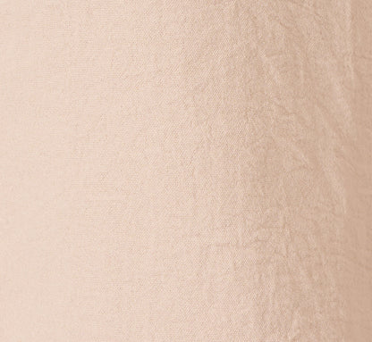 V Neck Bell Sleeve Tie Front Top In Pebble