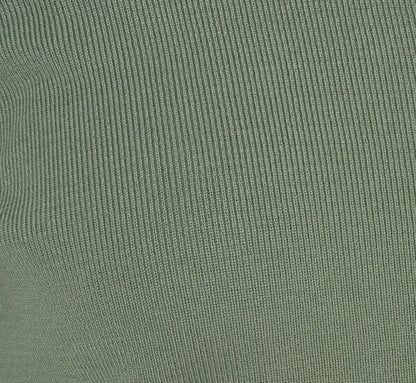 Ruffle Sailor Collar Cardigan In Sage Milieu