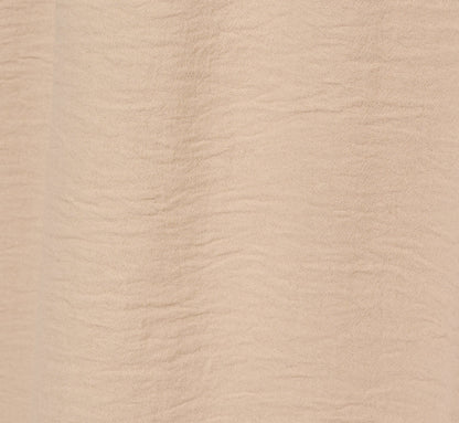 Embroidery Scalloped Hem Midi Skirt In Bamboo Wood