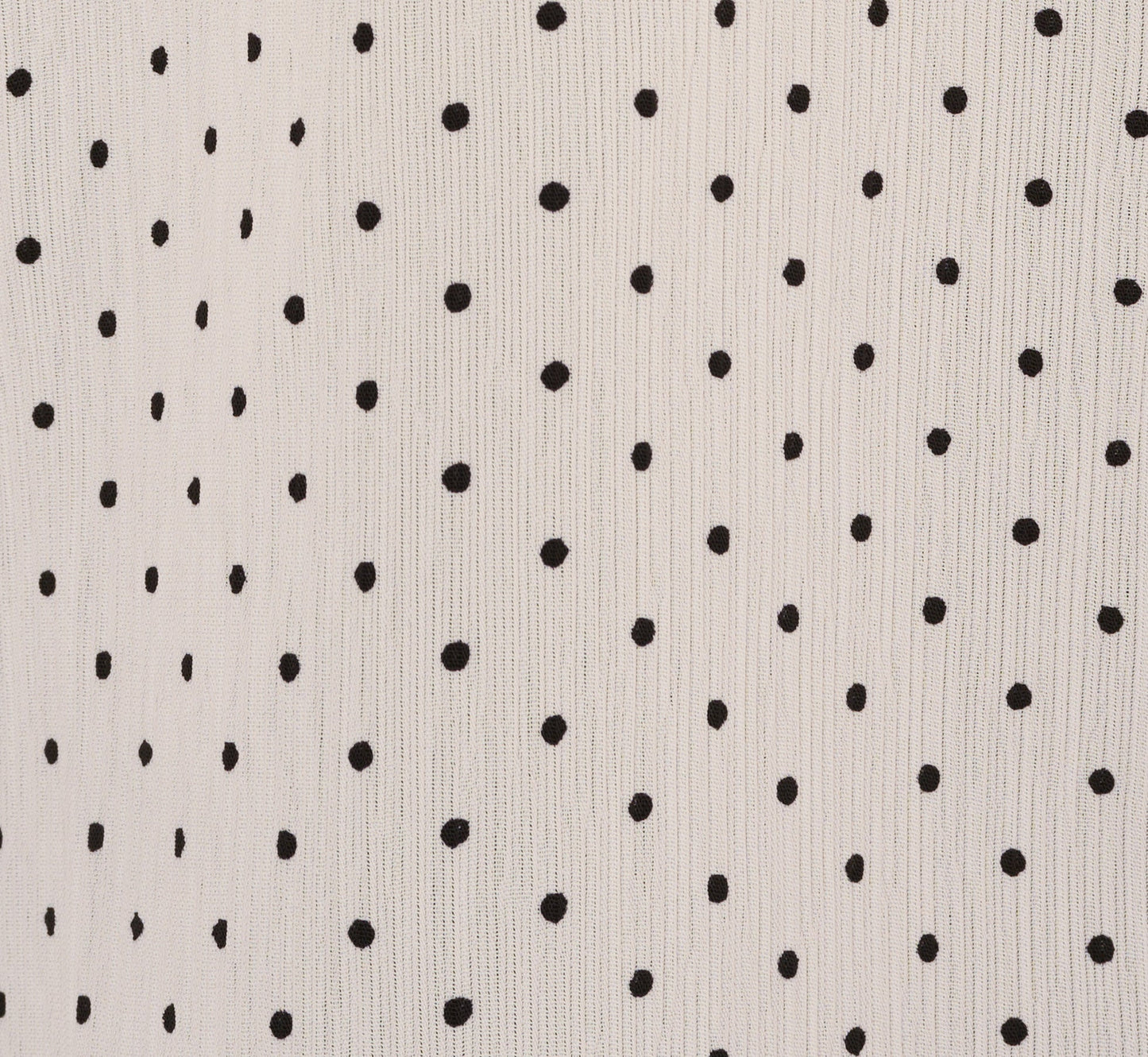 Bishop Sleeve Polka Dot Tie Neck Blouse In Ivory Miniature Dot