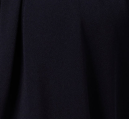 Short Sleeve Neck Tie Embroidered Yoke Top In Blue Moon