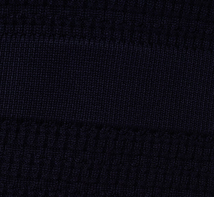 Short Sleeve Waffle Weave Midi Dress In Blue Moon