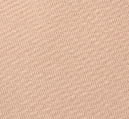 Long Sleeve Collared Twofer Sweater Dress In Champagne Blush Black