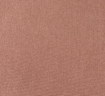 Long Sleeve Drop Shoulder Pullover Sweater Top In Cocoa