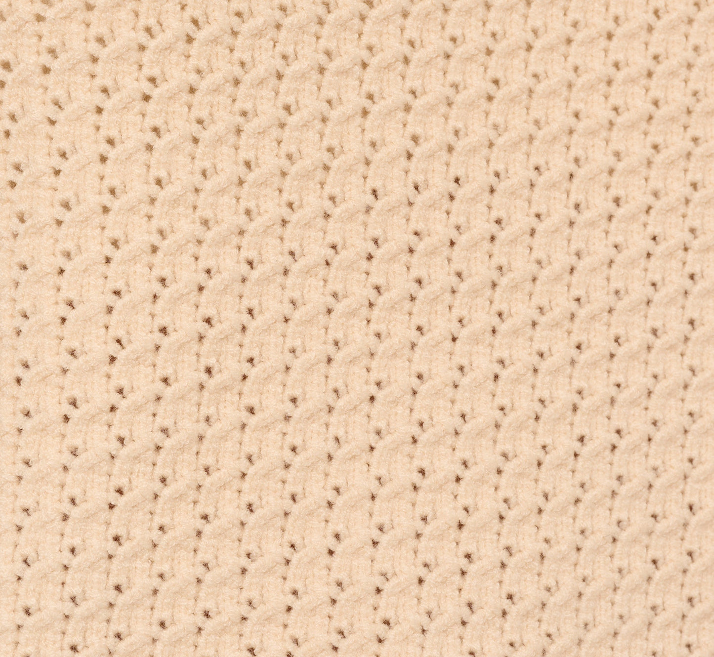 Sleeveless Open Knit Whipstitch Sweater Top In Cream Black