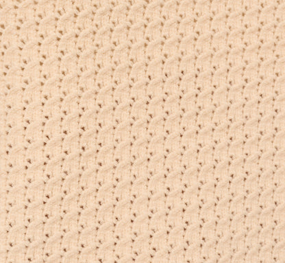 Sleeveless Open Knit Whipstitch Sweater Top In Cream Black