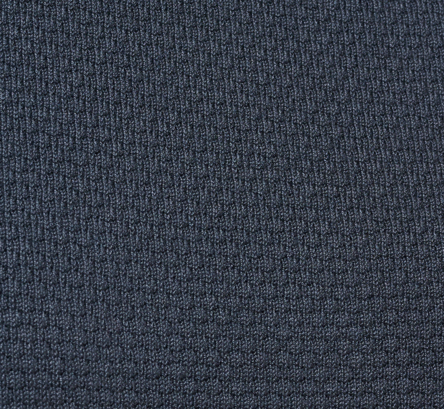 Short Sleeve Scalloped Sweater Top In Slate Blue