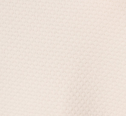 Three Quarter Sleeve Scalloped Pullover Sweater In Ivory