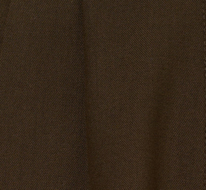 Wide Leg Pleated Trouser In Military Green