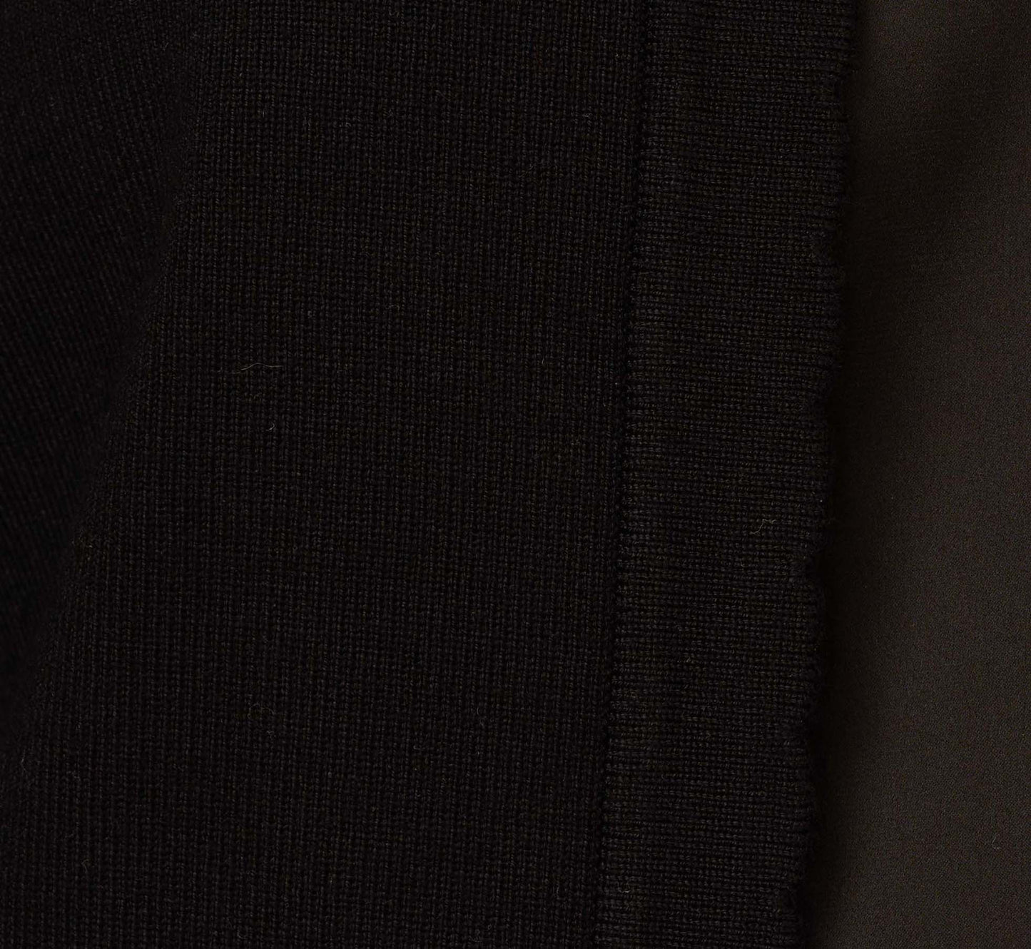 Long Sleeve One Button Cardigan Sweater In Black