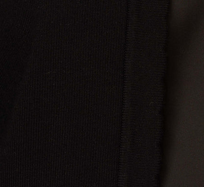 Long Sleeve One Button Cardigan Sweater In Black