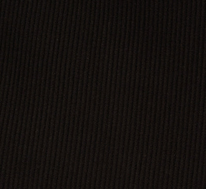 Wide Leg Rib Knit Cropped Pant In Black