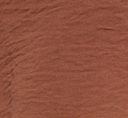 Long Sleeve Embroidered Eyelet Top In Acorn