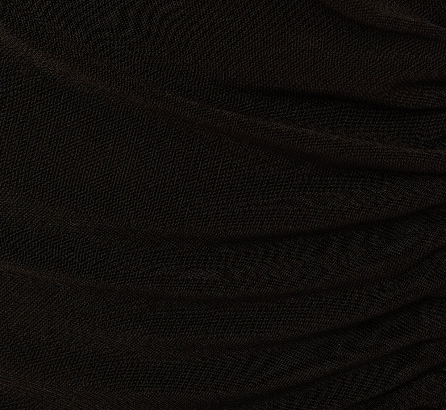 Sleeveless Blouson Dress With Shirred Skirt In Black