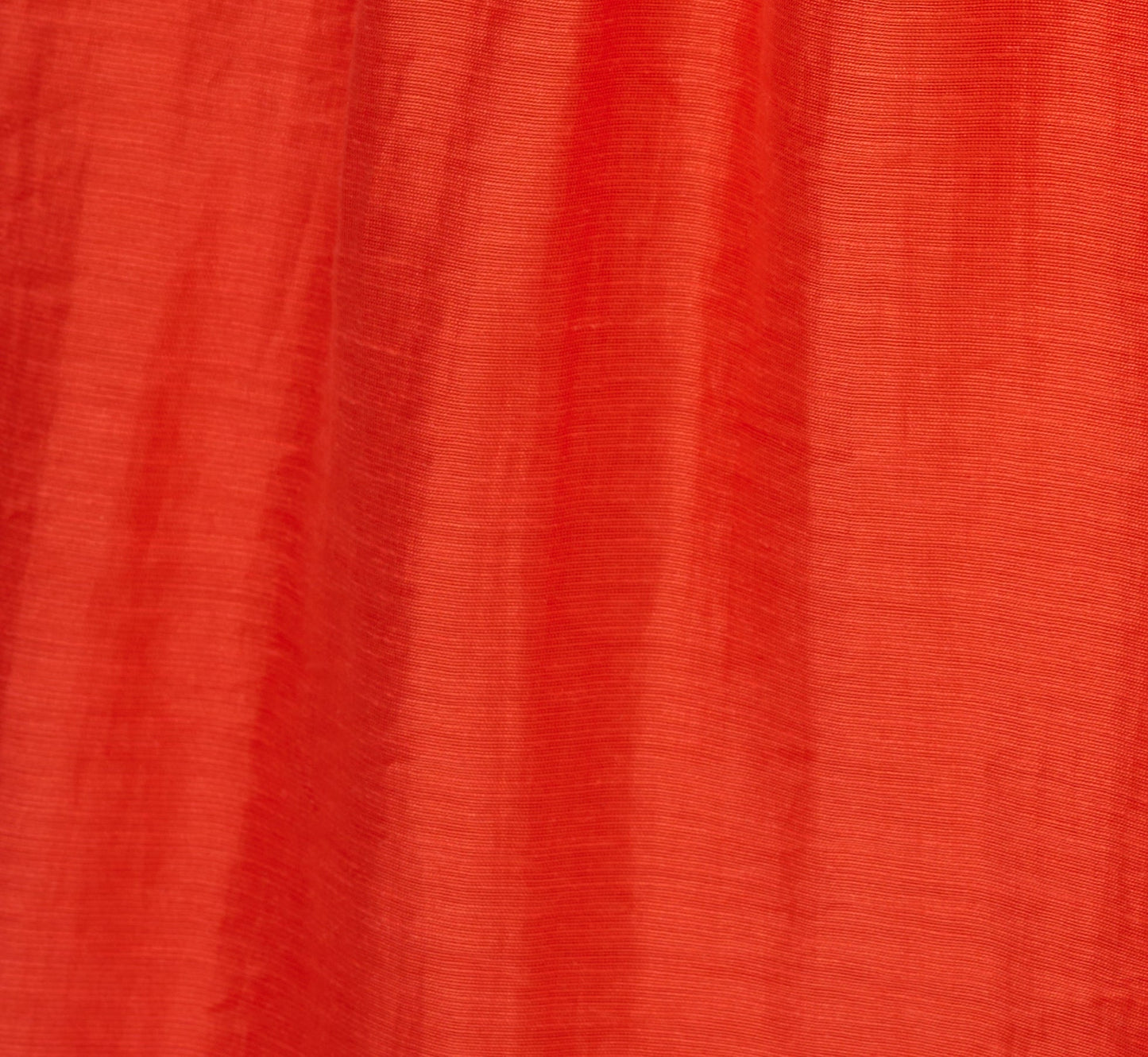 Shirred Fit And Flare Dress With Puff Short Sleeves In Orange Spice