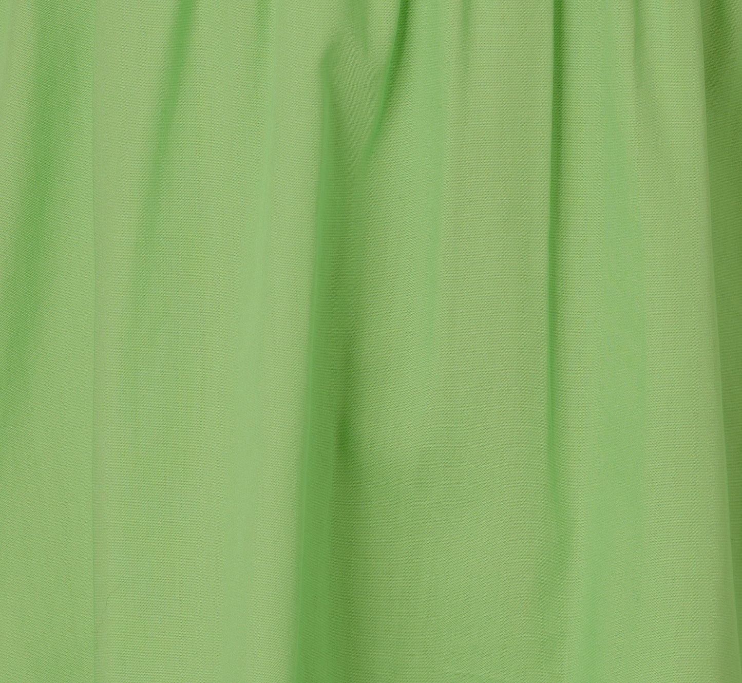 Ruffle Collar Flounce Mini Dress In Lime