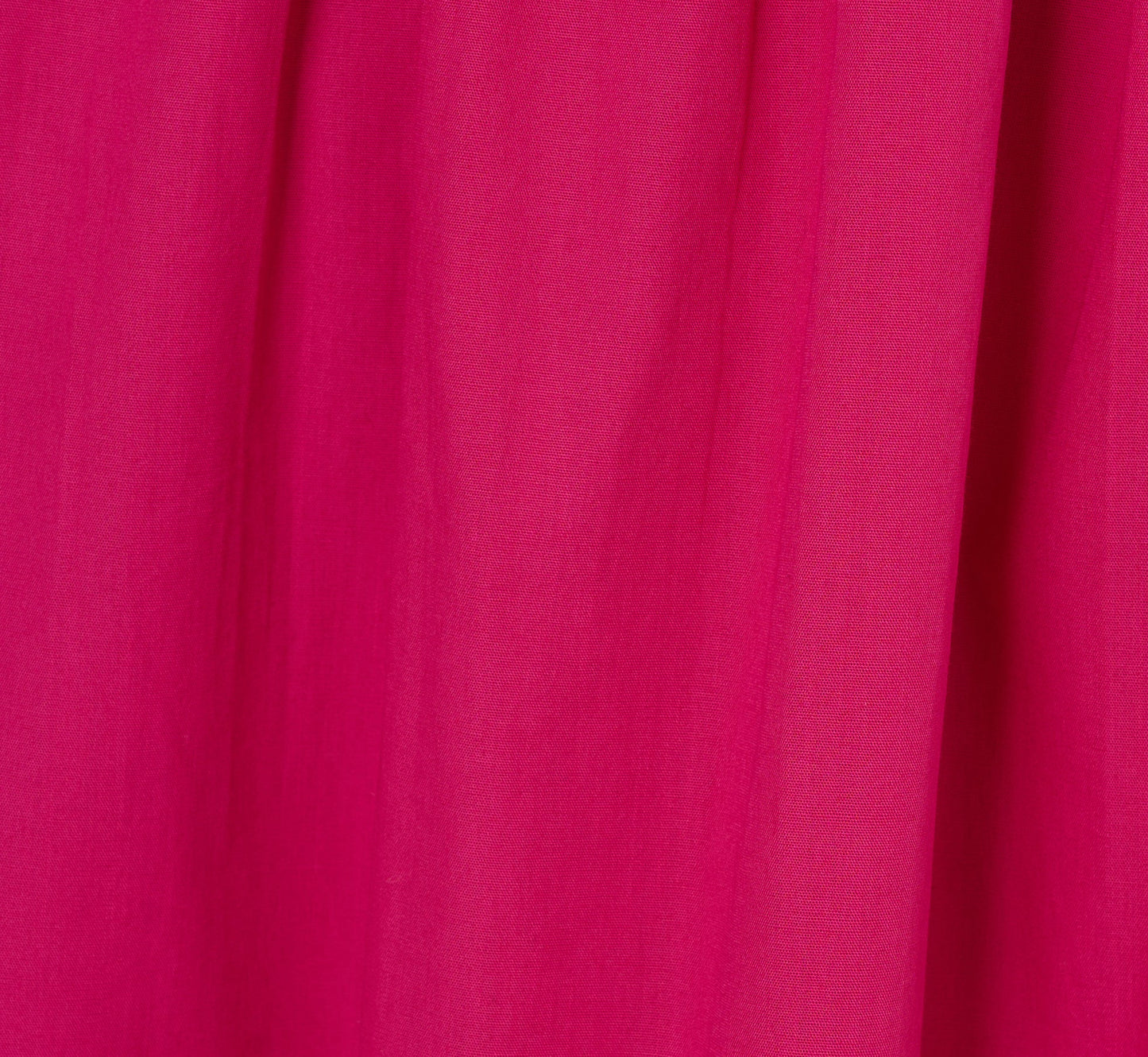 One Shoulder Floral Applique Cotton Midi Dress In Pink