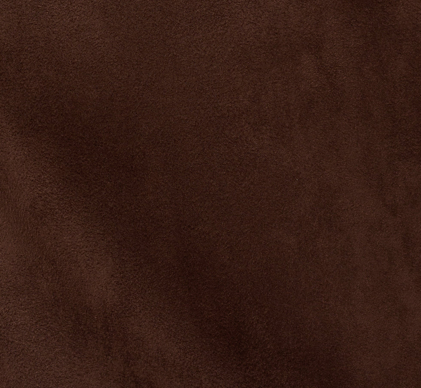 Long Sleeve Microsuede Shift Dress In Dark Brown