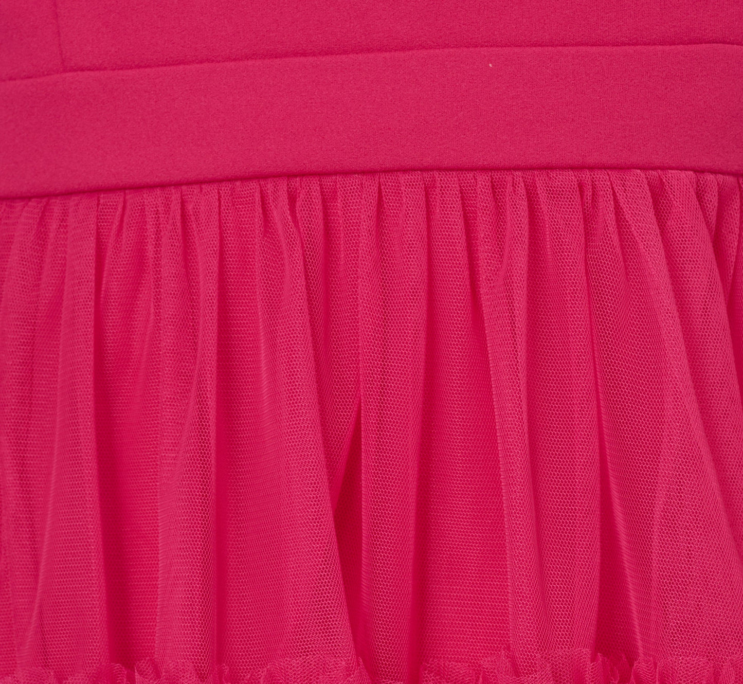 Plus Size Sleeveless Midi Dress With Square Neck And Tiered Skirt In Bright Rose