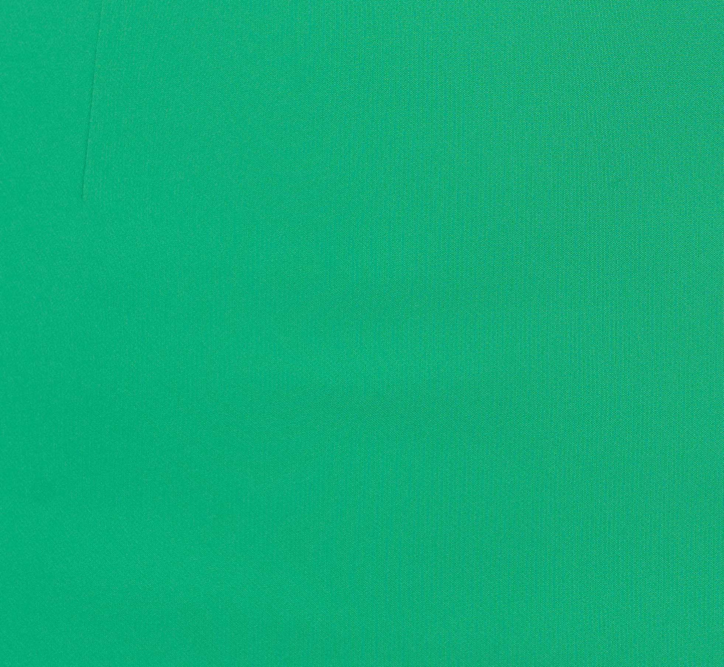 Stretch Crepe Popover Midi Dress With Fringe Hem In Summer Green