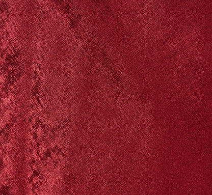 Foiled Mermaid Gown With Halter Neckline In Wine