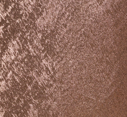 Foiled Mermaid Gown With Halter Neckline In Mocha