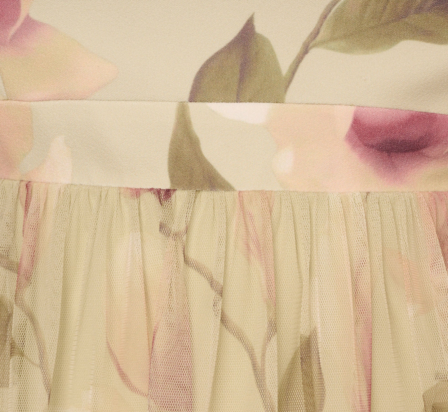 Plus Size Sleeveless Square Neck Floral Tiered Midi Dress In Green Multi