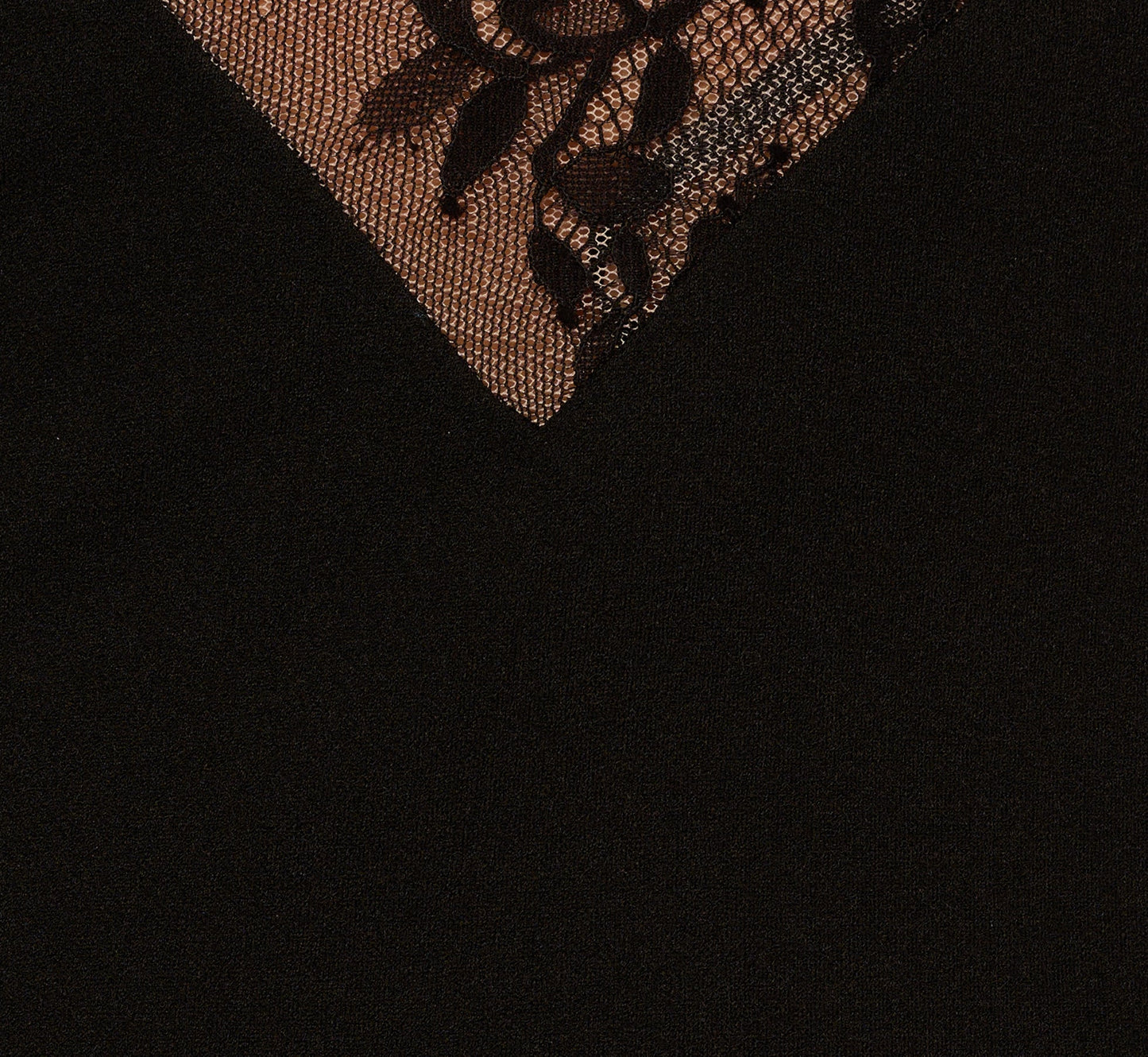 Lace Panel Cutout Halter Gown In Black