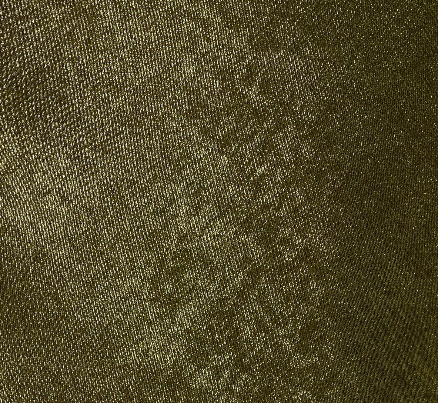 Sleeveless Bias Cut Foil Cowl Gown In Dark Olive