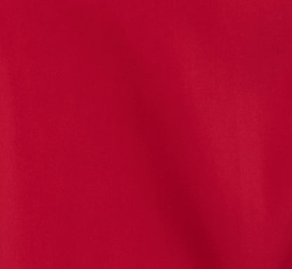 Stretch Satin Corset Back Midi Dress In Matador Red